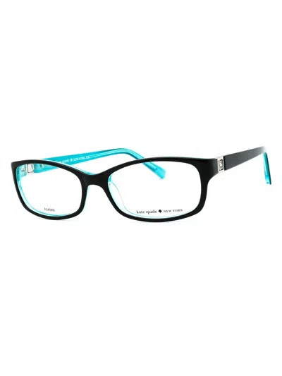 Kate Spade Stylish Rectangular Eyeglasses For Women In Black