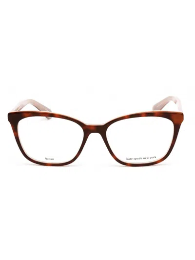 Kate Spade Stylish Rectangular Women's Eyeglasses In Brown