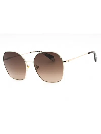Kate Spade Stylish Round Metal Sunglasses For Women In Brown