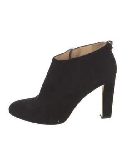 Pre-owned Kate Spade Suede Boots In Black