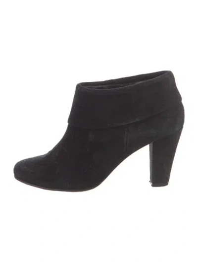 Pre-owned Kate Spade Suede Boots In Black