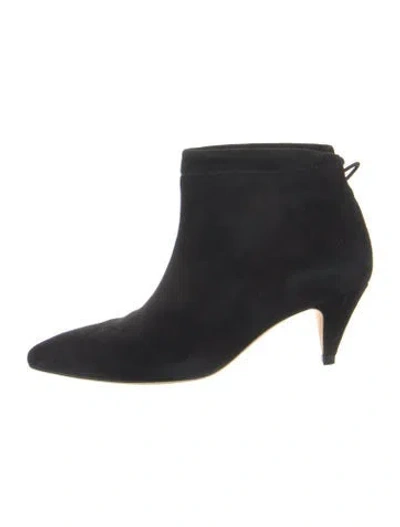 Pre-owned Kate Spade Suede Boots In Black