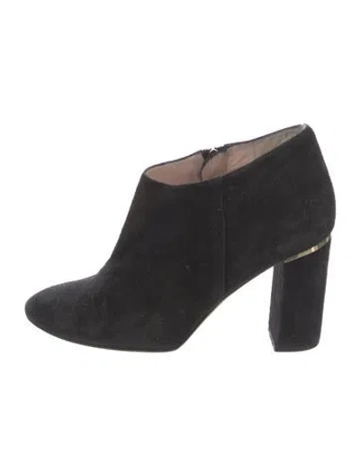 Pre-owned Kate Spade Suede Boots In Black