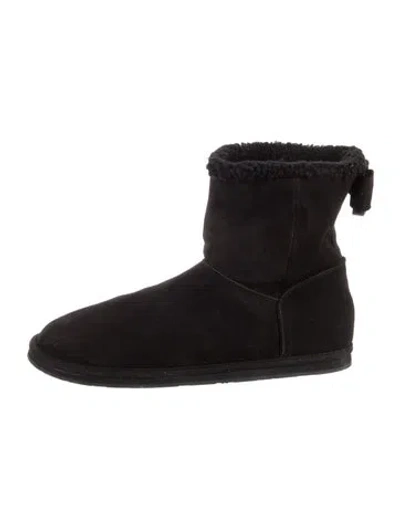 Pre-owned Kate Spade Suede Boots In Black