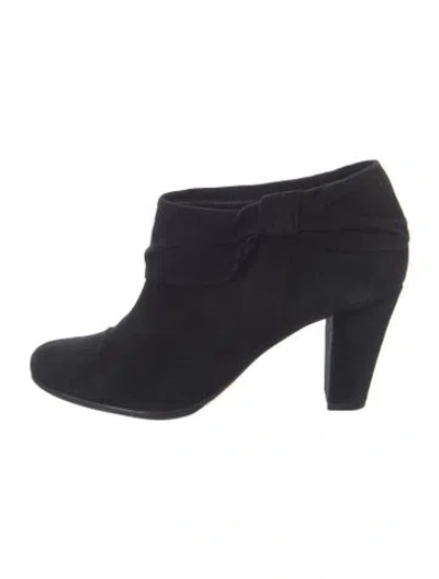 Pre-owned Kate Spade Suede Boots In Black