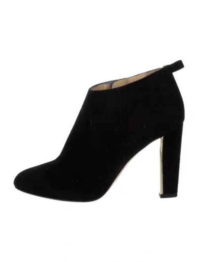 Pre-owned Kate Spade Suede Boots In Black