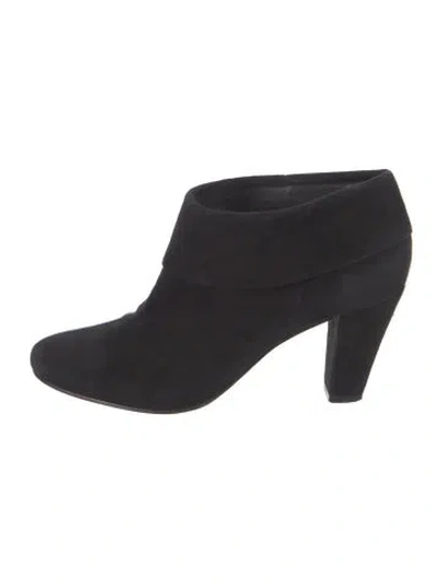 Pre-owned Kate Spade Suede Boots In Black