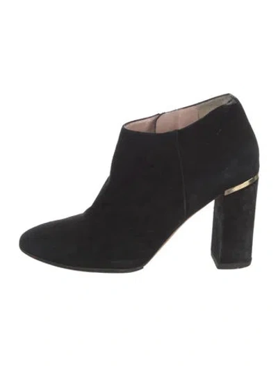 Pre-owned Kate Spade Suede Boots In Black