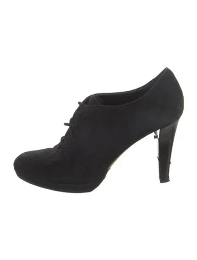Pre-owned Kate Spade Suede Boots In Black