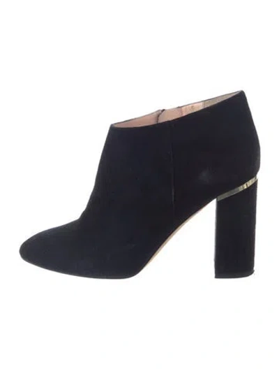 Pre-owned Kate Spade Suede Boots In Blue