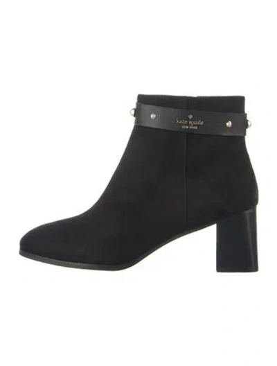 Pre-owned Kate Spade Suede Boots In Blue
