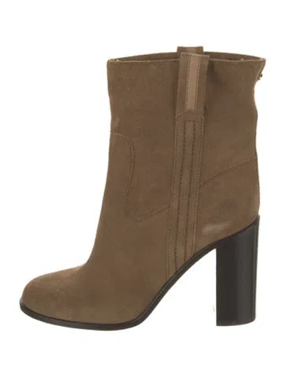 Pre-owned Kate Spade Suede Boots In Brown