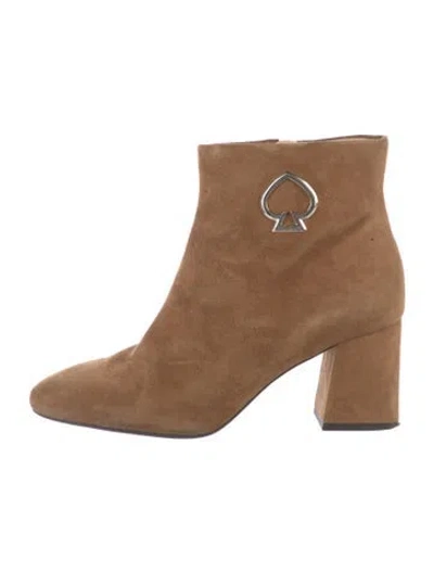 Pre-owned Kate Spade Suede Boots In Brown
