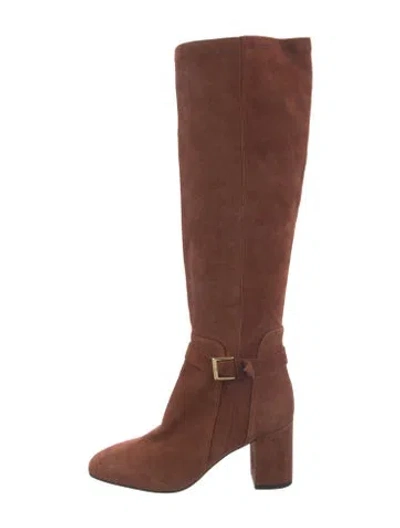 Pre-owned Kate Spade Suede Boots In Brown