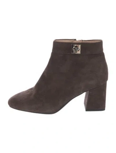 Pre-owned Kate Spade Suede Boots In Brown