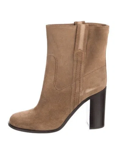 Pre-owned Kate Spade Suede Boots In Brown