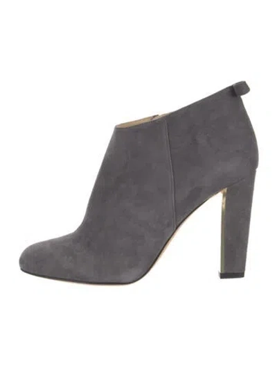 Pre-owned Kate Spade Suede Boots In Gray