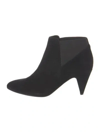 Pre-owned Kate Spade Suede Chelsea Boots In Blue