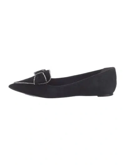 Pre-owned Kate Spade Suede Loafers In Blue