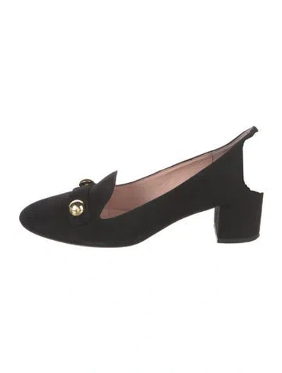 Pre-owned Kate Spade Suede Pumps In Black