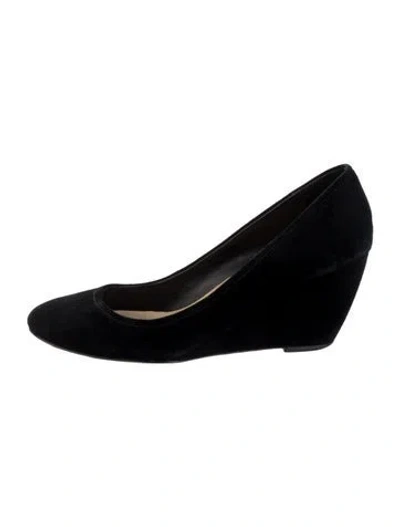 Pre-owned Kate Spade Suede Pumps In Black