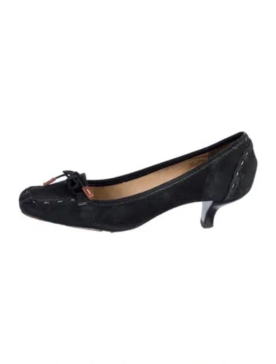 Pre-owned Kate Spade Suede Pumps In Blue