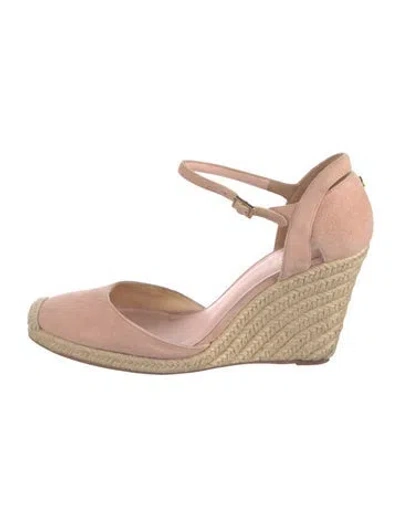 Pre-owned Kate Spade Suede Pumps In Pink