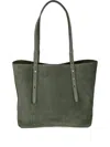 Kate Spade New York Large Do It All Suede Tote In Green