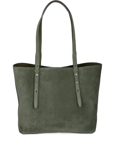 Kate Spade Suede Tote Bag In Green