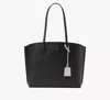 Kate Spade Suite Large Work Tote In Black