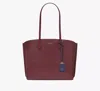 Kate Spade Suite Large Work Tote In Cordovan