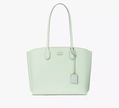 Kate Spade Suite Large Work Tote In Pistachio Ice