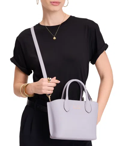 Kate Spade Suite Leather Crossbody Tote Bag In Lavender Cream
