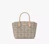 Kate Spade Suite Spade Flower Crossbody Tote In Neutral