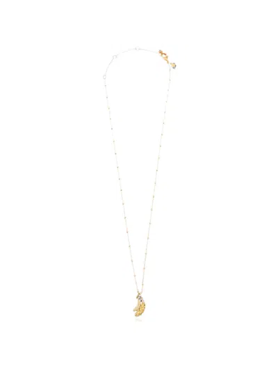 Kate Spade Summer Daze Banana-pendant Necklace In Gold