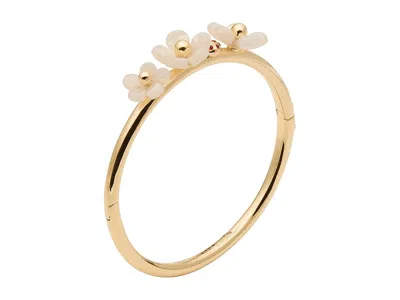 Kate Spade Gold-tone Summer Daze Flower Cuff Bracelet In Multi