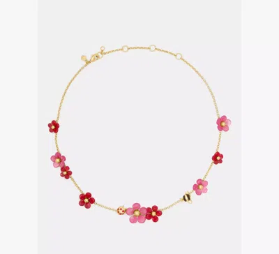 Kate Spade Summer Daze Flower Scatter Necklace In Gold