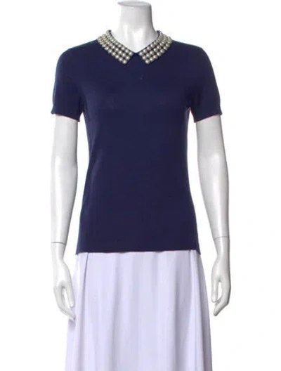 Pre-owned Kate Spade Sweater In Blue