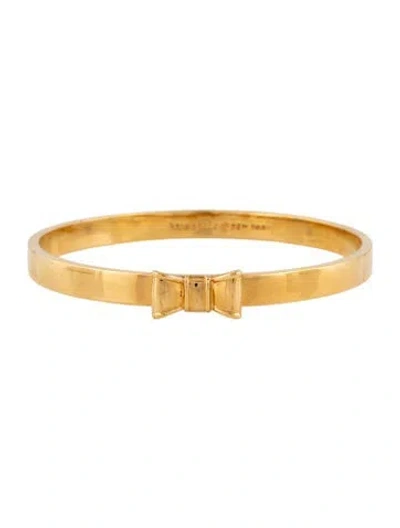 Pre-owned Kate Spade "take A Bow" Bangle Bracelet, 8" In Multicolor