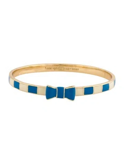 Pre-owned Kate Spade Take A Bow Enamel Bracelet, 7.25" In Multi