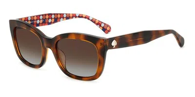 Kate Spade Tammy/s 086/la Women's Sunglasses Tortoiseshell Size 53 In Brown
