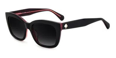 Kate Spade Tammy/s 3h2/wj Women's Sunglasses Black Size 53 In Multi