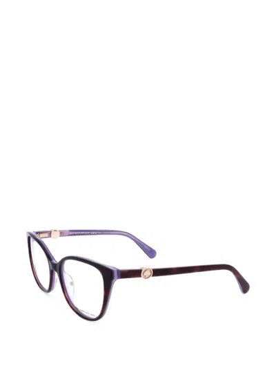 Kate Spade Taya Square-frame Glasses In Black