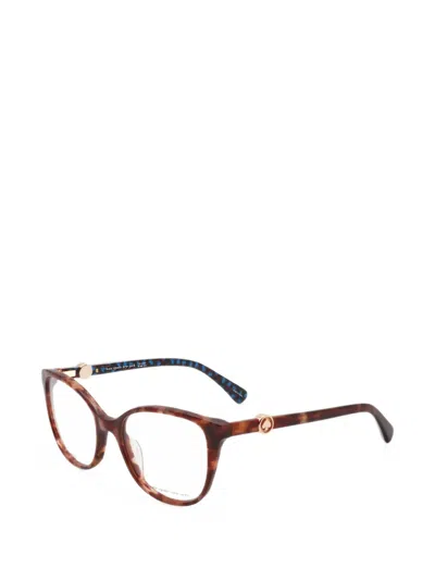 Kate Spade Taya Tortoiseshell-effect Glasses In Multi