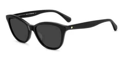 Kate Spade Tayla 2/s 807/ir Women's Sunglasses Black Size 55