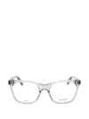 Kate Spade Ladies Grey Rectangular Eyeglass Frames Temperance In Gray
