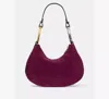 Kate Spade The Suede Bangle Bag In Red