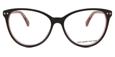 Kate Spade Thea 807 Occhiali Da Vista Neri Per Donna (solo Montatura) In Pink