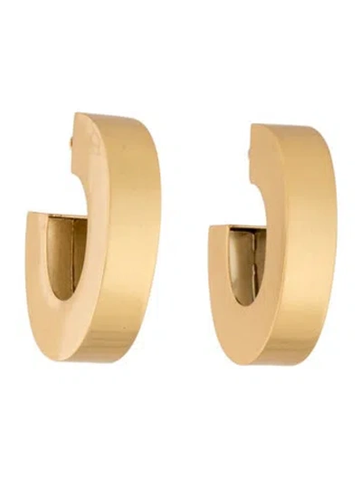 Pre-owned Kate Spade Thick Hollow Hoop Earrings In Multicolor