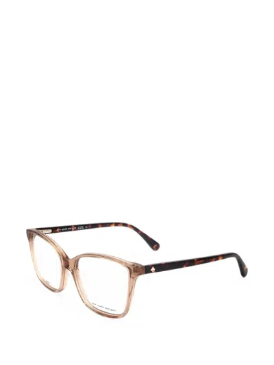 Kate Spade Tianna Square-frame Glasses In Gold
